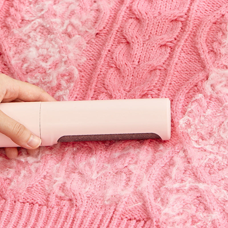 2-in-1 Reusable Pet Hair Remover Brush – Self-Cleaning Portable Lint Roller for Cat & Dog Fur