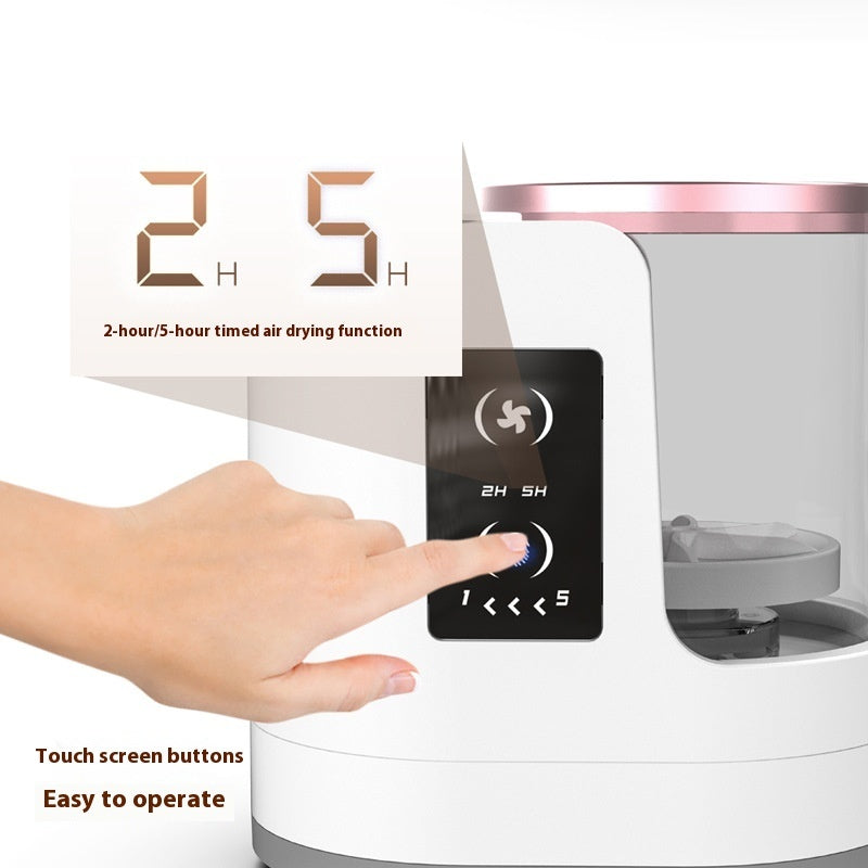 Automatic Electric Makeup Brush Cleaner Machine – USB Rechargeable Brush Washing & Drying Device