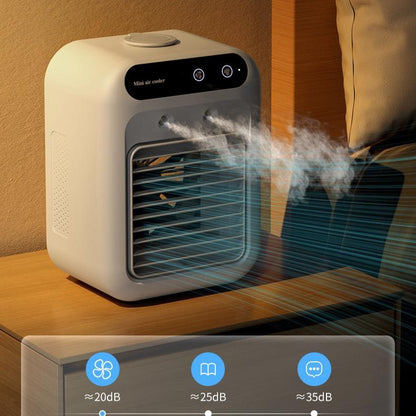 Mini Portable Air Conditioner – Water Cooling Fan for Room, Office Desk & Car Use