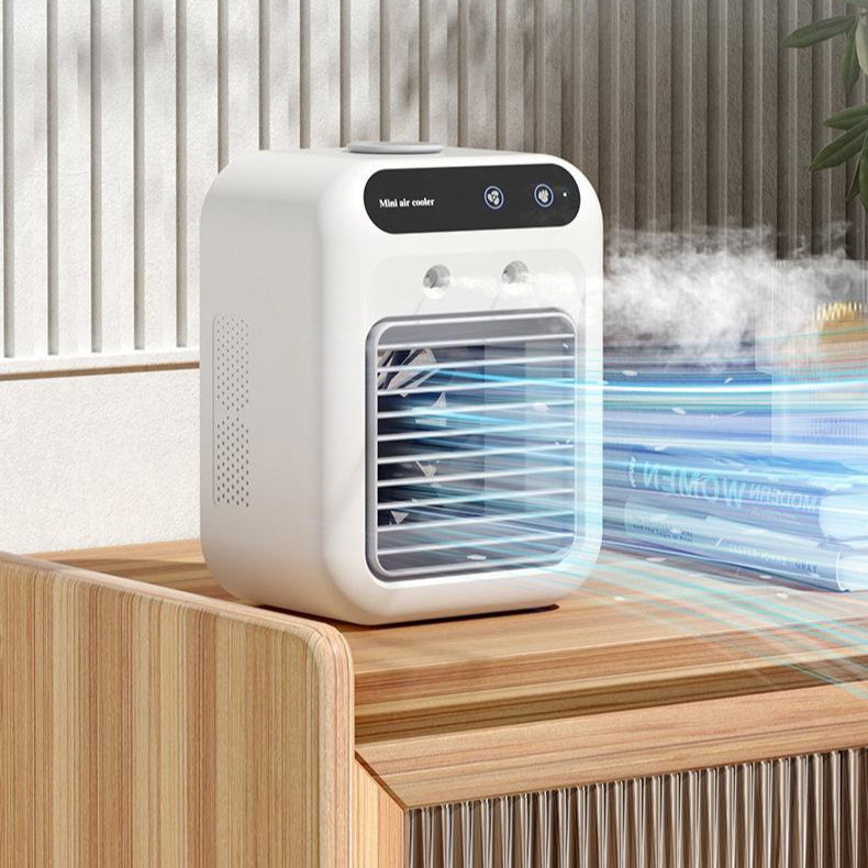 Mini Portable Air Conditioner – Water Cooling Fan for Room, Office Desk & Car Use