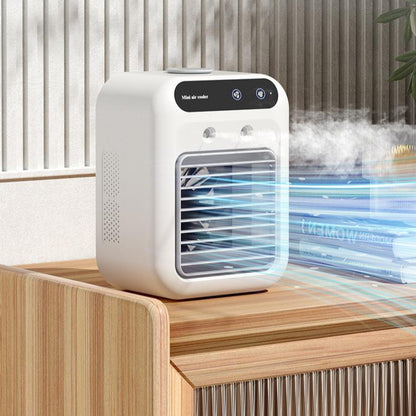 Mini Portable Air Conditioner – Water Cooling Fan for Room, Office Desk & Car Use