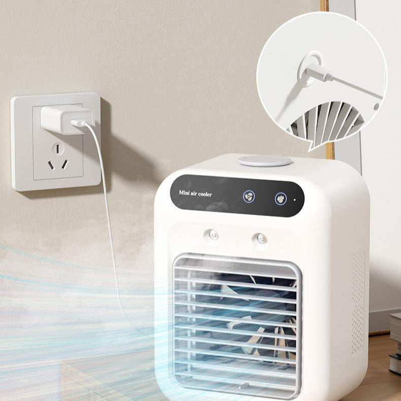 Mini Portable Air Conditioner – Water Cooling Fan for Room, Office Desk & Car Use