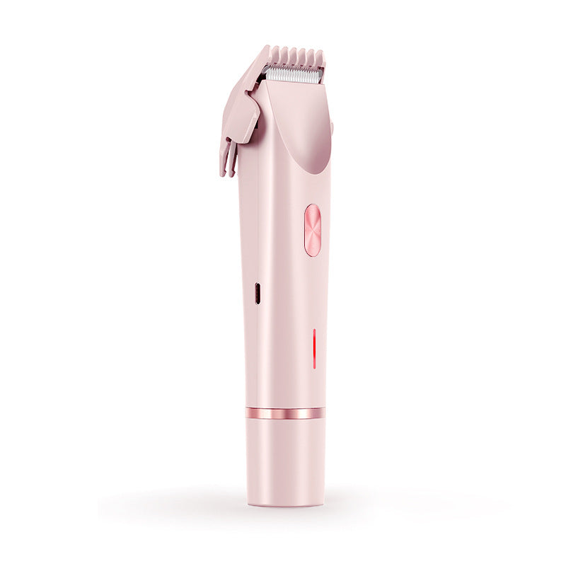 2-in-1 Women’s Electric Hair Remover with Dual Head – Wet & Dry Body and Bikini Trimmer