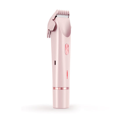 2-in-1 Women’s Electric Hair Remover with Dual Head – Wet & Dry Body and Bikini Trimmer